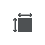Sheet sizing icon