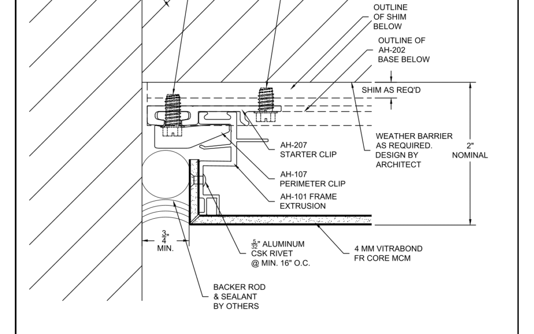 Vertical Jamb – Start Detail