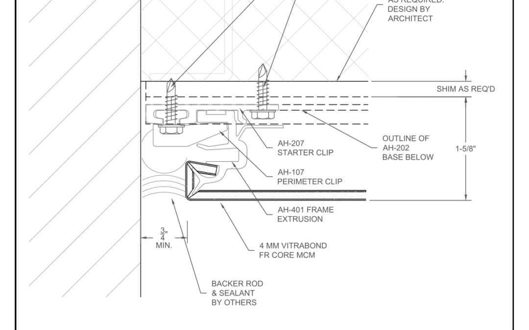 Vertical Jamb – Start Detail