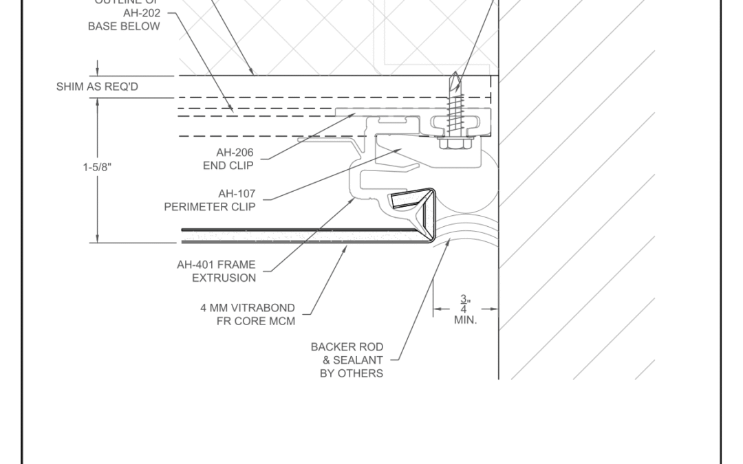 Vertical Jamb – End Detail