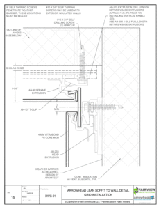 Soffit to Wall Detail