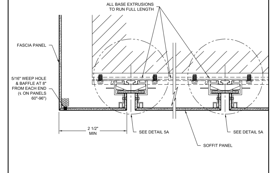 Vitrabond – Soffit Detail