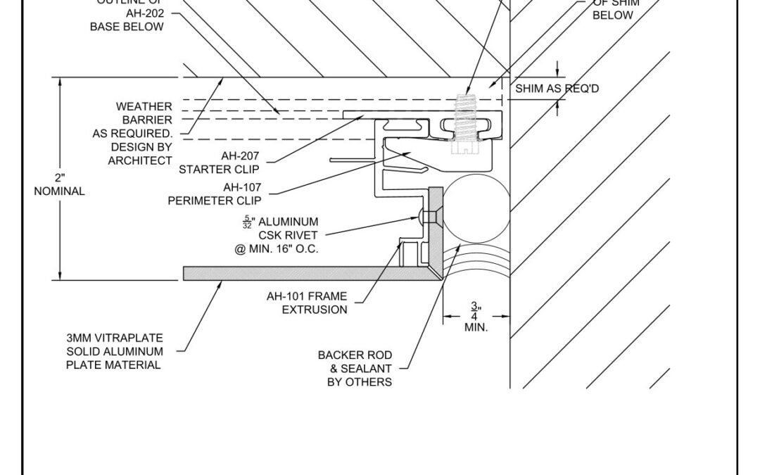 Vert. End Detail