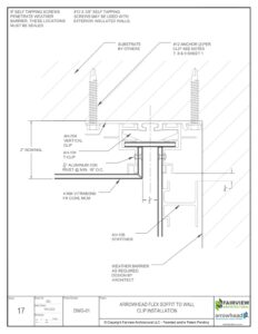 Soffit To Wall Detail