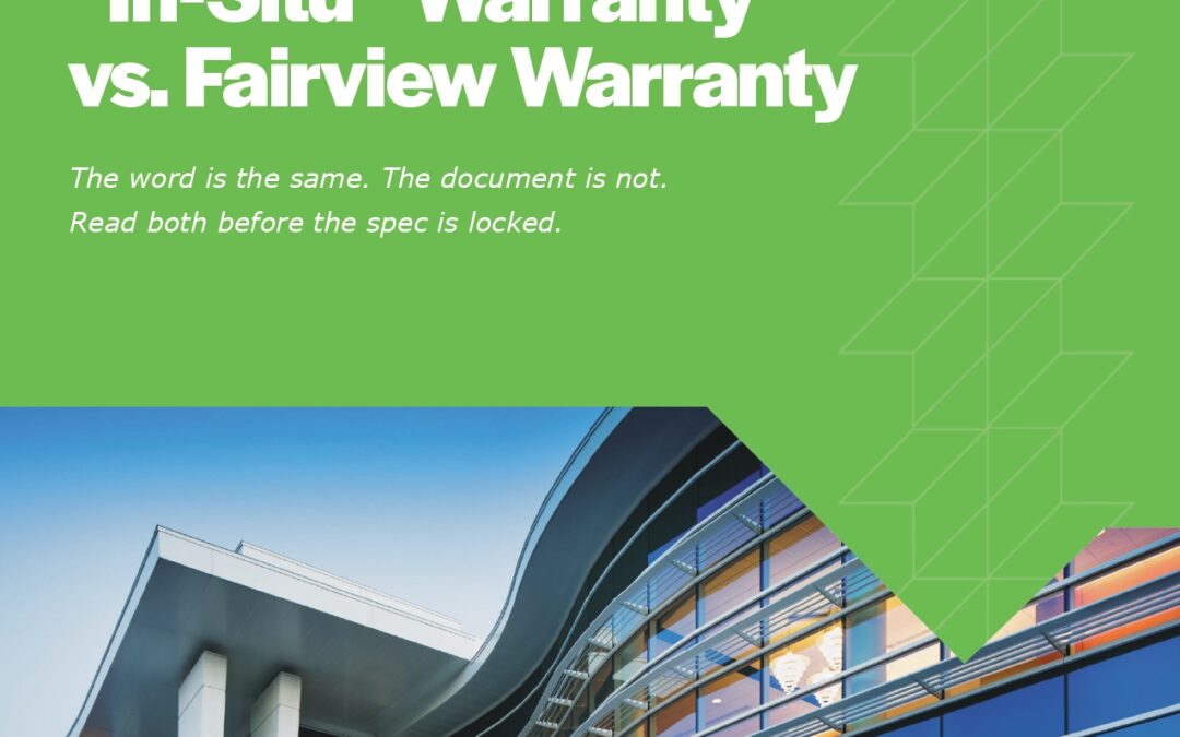 In-Situ Warranty vs Fairview Warranty