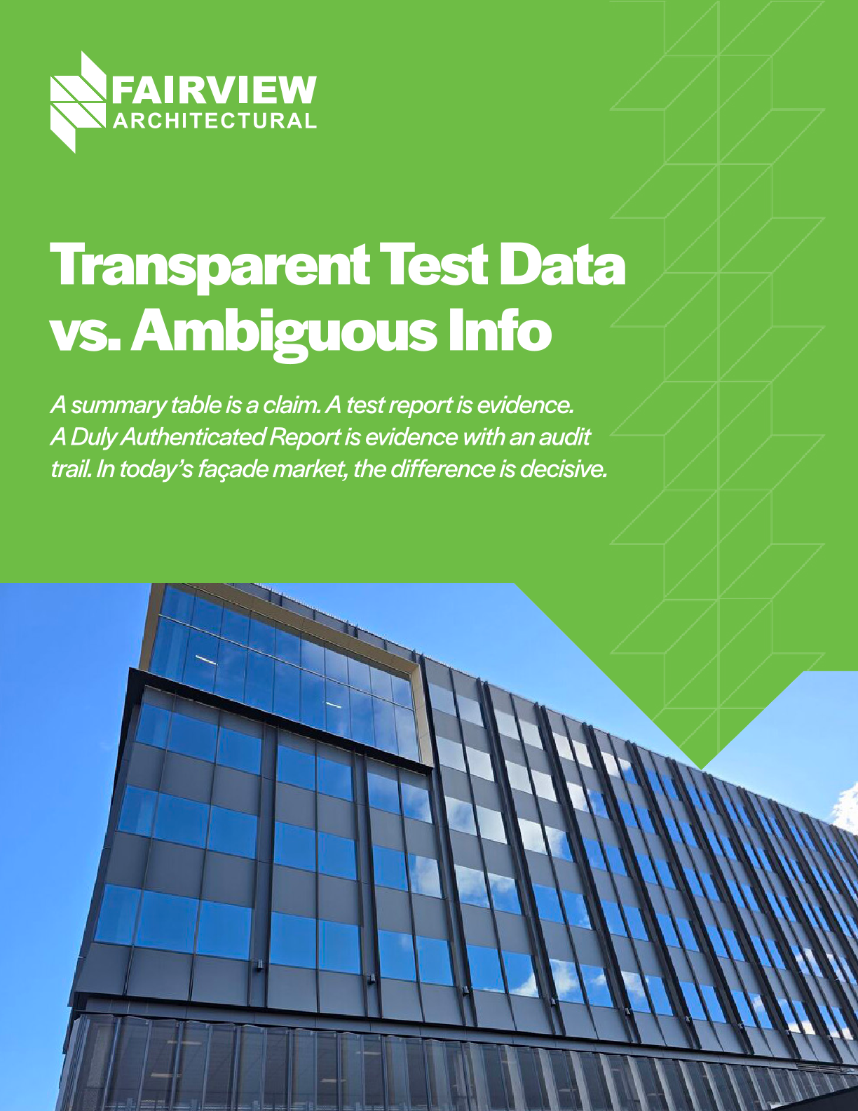 Transparent Test Data vs. Ambiguous Info