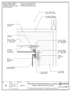 Soffit to Wall
