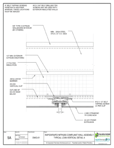 Vertical Detail A