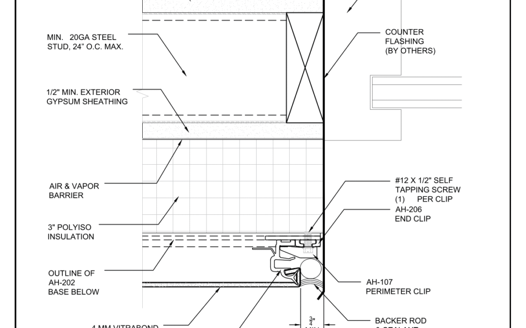 Vertical Jamb Detail – End