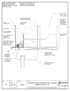 Dissimilar Metals Sill
