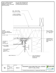 Soffit To Wall Detail
