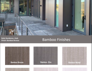 Bamboo finishes flyer
